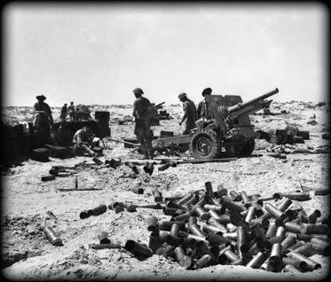 25pdr Fied Artillery crew ...